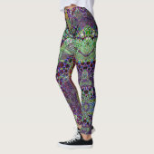 Trippy kalidiescope leggings abstraits (Gauche)