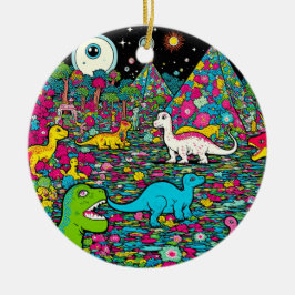 Trippy Keramisch Ornament