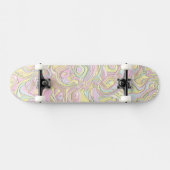 Trippy Kleurrijke 3D Krullen Skateboard (Horizontaal)