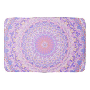 Trippy Kleurrijke Ingewikkelde Boho Hippie Mandala Badmat
