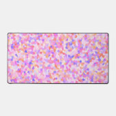 Trippy Kleurrijke Maximalist Boho Sprinkle Mozaïek Bureaumat (Voorkant)