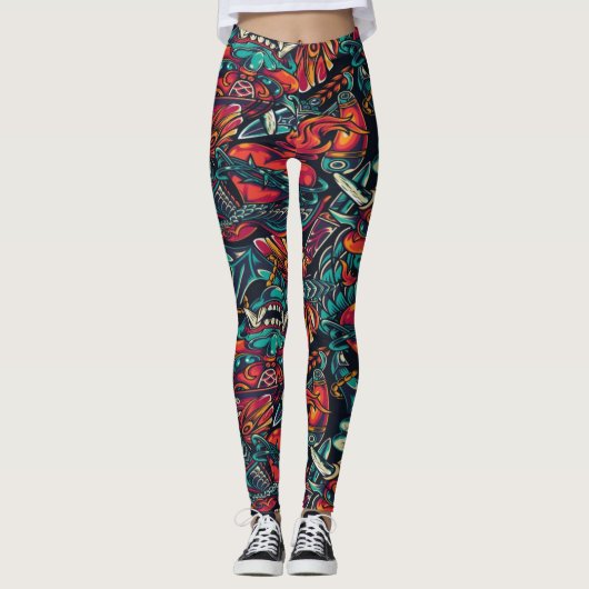 Trippy Leggings (Voorkant)