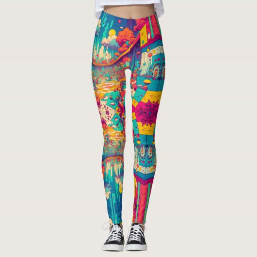 Trippy Leggings (Voorkant)