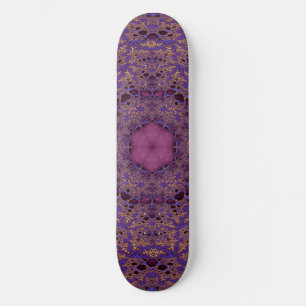 Trippy Mandala Art Skateboard