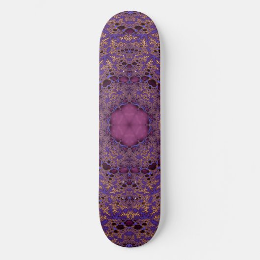 Trippy Mandala Art Skateboard (Voorkant)