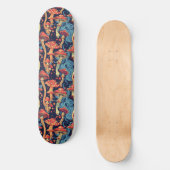 Trippy Mushroom Art Peinture Skateboard (Recto)