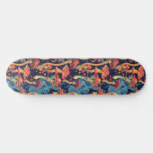 Trippy Mushroom Art Peinture Skateboard (Horz)