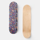 Trippy Mushroom Art Peinture Skateboard (Recto)