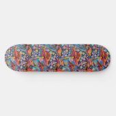Trippy Mushroom Art Peinture Skateboard (Horz)