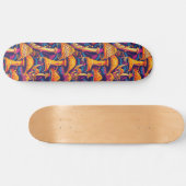 Trippy Mushroom Art Schilderij Skateboard (Horizontaal)