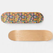 Trippy Mushroom Art Schilderij Skateboard (Horizontaal)