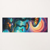 Trippy Mushroom Planet II Yogamat (Achterkant (horizontaal))