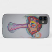 Trippy Mushroom Psychedelic iPhone Case Hippie (Achterkant (horizontaal))