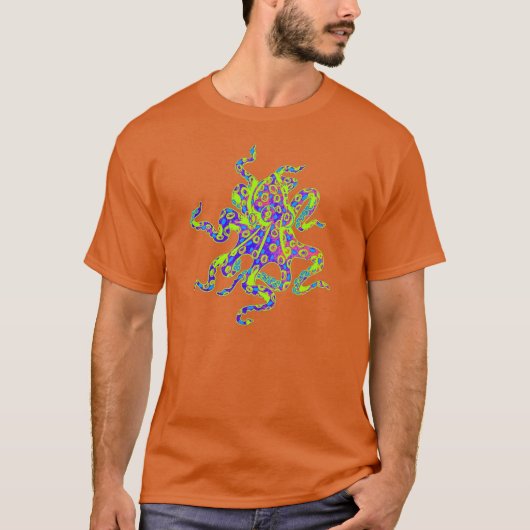 Trippy Octopus T-shirt (Voorkant)