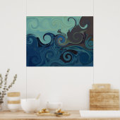 Trippy op Canvas Poster (Keuken)