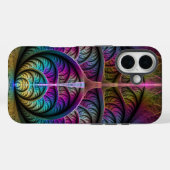 Trippy Patterned Kleurrijke Abstracte Fractal Art Case-Mate iPhone Case (Achterkant (horizontaal))