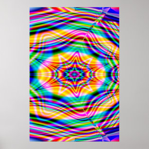 Trippy Poster: Abstracte Psychedelische Poster
