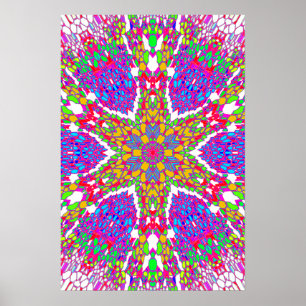Trippy Poster: Abstracte Psychedelische Poster