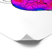 Trippy Psychedelic Cat Poster (Hoek)