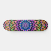 Trippy Psychedelic Kaleidoscope Skateboard (Horz)