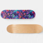 Trippy Psychedelic Mushroom skateboard (Horz)