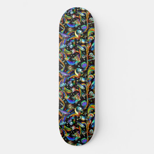 Trippy Psychedelic Skateboard (Recto)