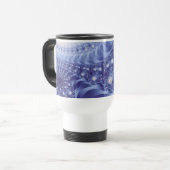 Trippy Psychedelic Starstorm Fine Fractal Reisbeker (Voorkant links)