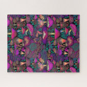 Trippy Psychedelische Paddenstoel Legpuzzel (Horizontaal)