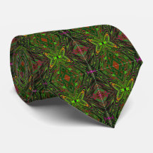 Trippy Retro Limegroene Abstracte Vlinder