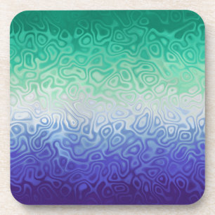 Trippy Ripply Funky Boho MLM Mannen die van Mannen Bier Onderzetter