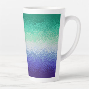 Trippy Ripply Funky Boho MLM Mannen die van Mannen Latte Mok