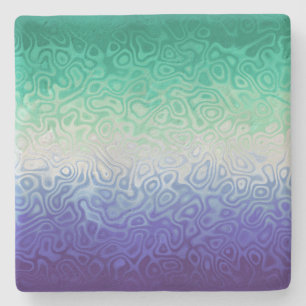 Trippy Ripply Funky Boho MLM Mannen die van Mannen Stenen Onderzetter