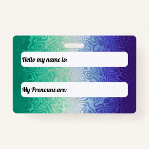 Trippy Rippy Funky Boho MLM Mannen Loving Mannen P Badge