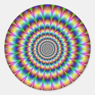 Trippy Ronde Sticker