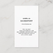 Trippy Roze en Oranje Swirly Design Visitekaartje (Achterkant)