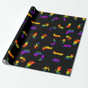 Trippy schoenen cadeaupapier