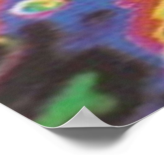 trippy skelet poster (Hoek)