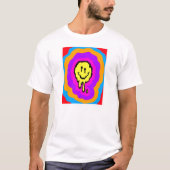 Trippy Smiley Face T-shirt (Voorkant)