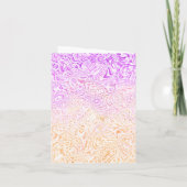 Trippy Squigggly Boho Abstract Trixic Pride Flag Bedankkaart (Achterkant)