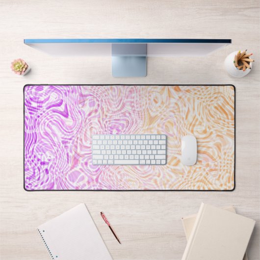 Trippy Squiggly Boho Abstract Trixic Pride Vlag Bureaumat (Kantoor 1)