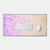 Trippy Squiggly Boho Abstract Trixic Pride Vlag Bureaumat (Keyboard & Muis)