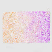 Trippy Squiggly Boho Abstract Trixic Pride Vlag Golfhanddoek (Horizontaal)