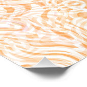 Trippy Squiggly Boho Abstract Trixic Pride Vlag Perfect Poster (Hoek)