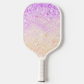 Trippy Squiggly Boho Abstract Trixic Pride Vlag Pickleball Paddle (Achterkant)