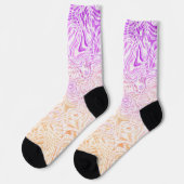 Trippy Squiggly Boho Abstract Trixic Pride Vlag Sokken (Links)