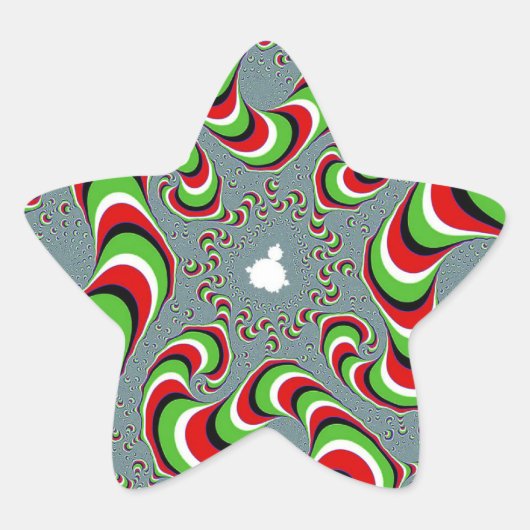 TRIPPY STAR STICKER (Voorkant)
