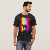 Trippy Surreal Cat Acidwave Aesthetic Surrealism R T-shirt (Voorkant volledig)