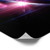 trippy twirl abstract poster (Hoek)