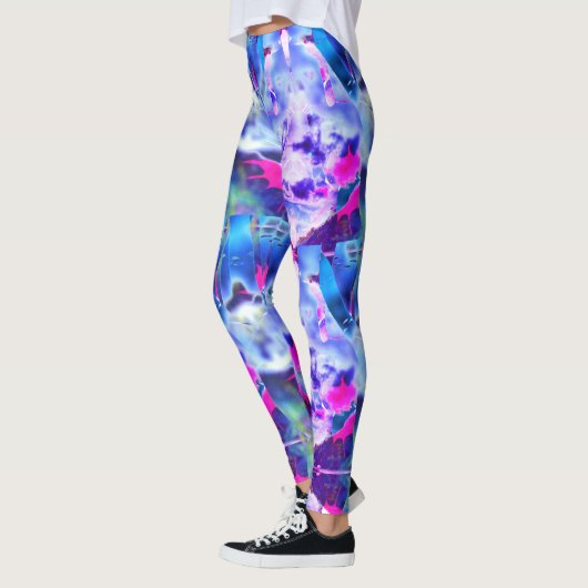 Trippy UFO Leggings (Gauche)