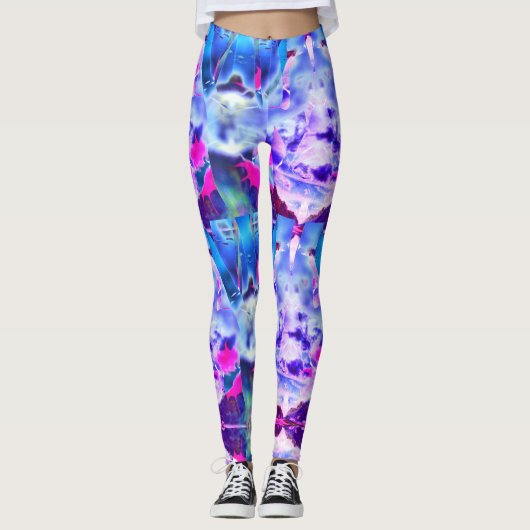 Trippy UFO-Leggings Leggings (Voorkant)